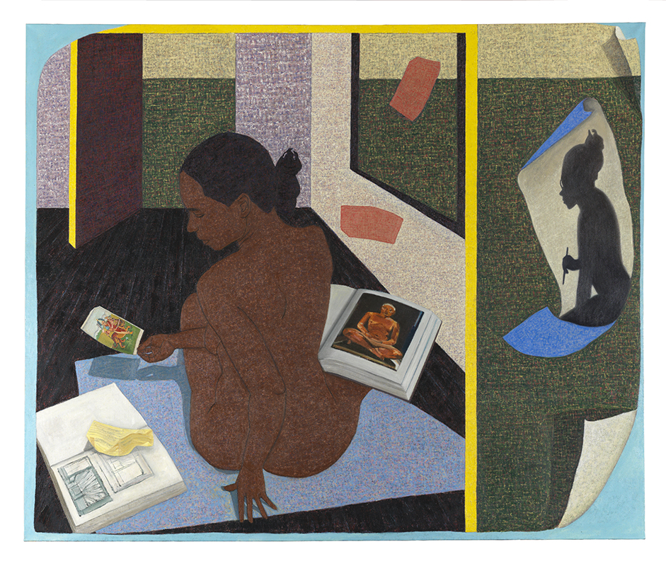 Mequitta Ahuja, A Real Allegory of Her Studio, 2015.